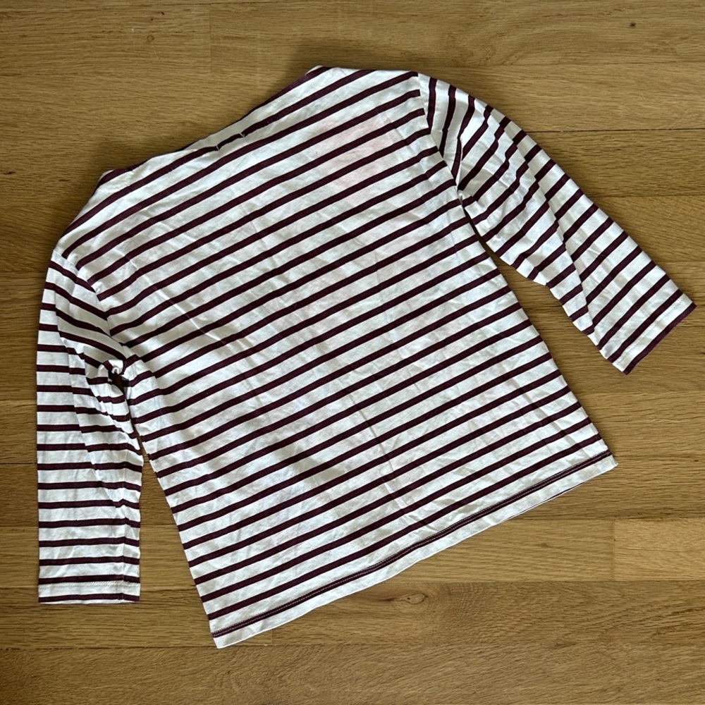 CrewCuts Striped Long Sleeve Shirt with Pink and Red Hearts 8 - Picture 7 of 7
